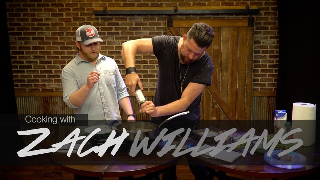 Cooking With Zach Williams And All Of His Songs!