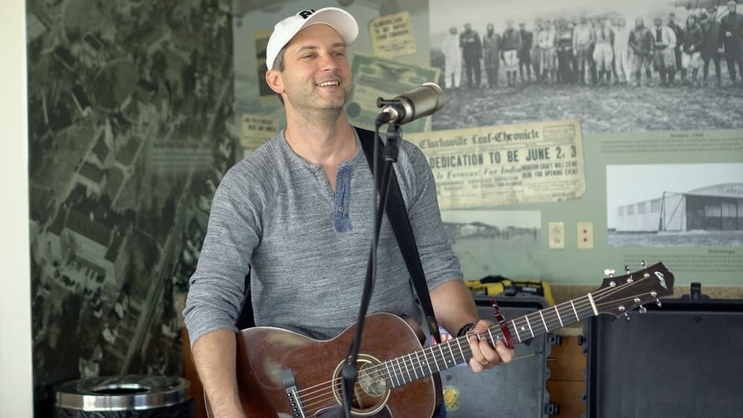 Brandon Heath Performs His New Song, "Whole Heart," After Jumping from a Plane!