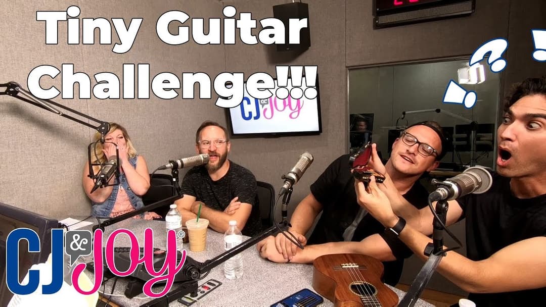 Sanctus Real Plays Their Hits on the World's Tiniest Guitar!