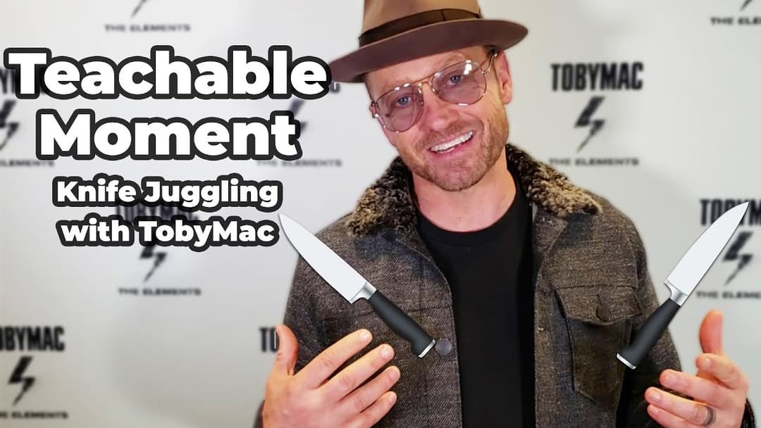 Teachable Moment: Can TobyMac Juggle Knives?